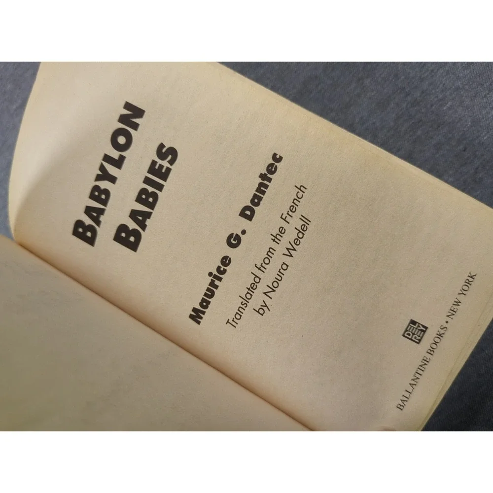 Babylon Babies Maurice‎ G Dantec 2008 Del Rey Movie Tie-In Edition VTG Paperback